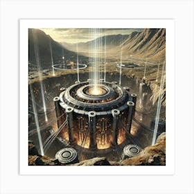 Mantlequake Array Created By Mantleborn Art Print