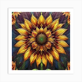 Sunflower 33 Art Print