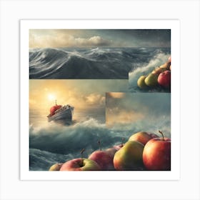 Apples In The Storm Art Print