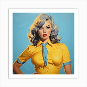 Pin Up Girl 2 Art Print