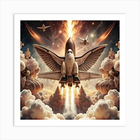 Space Shuttle Launch 1 Art Print