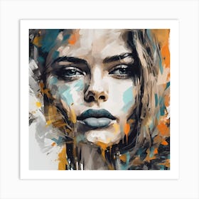 Portrait Of A Woman Art Print