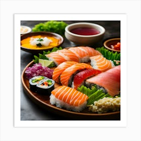 Sushi And Sashimi 2 Art Print