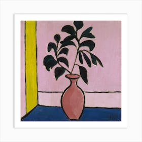Matisse Cutout Pink Art print 5 Art Print
