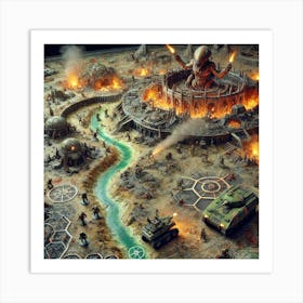 Basiliskus Contamination Zone Iron Commonwealth Art Print