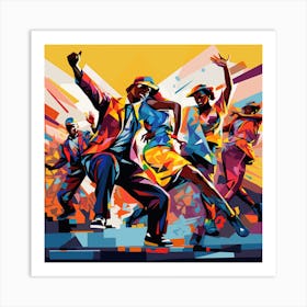 Dancers 1 Art Print