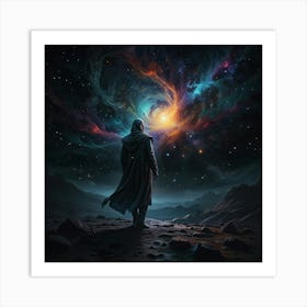 Space Man Art Print