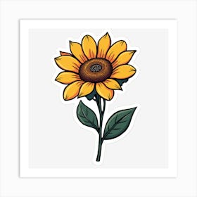 Sunflower Art Print