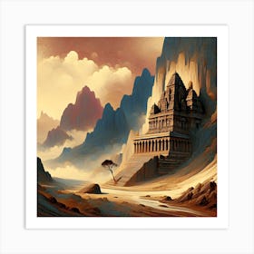 Mountain Temple 10 1 Art Print