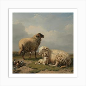 Sheeps 5 Art Print