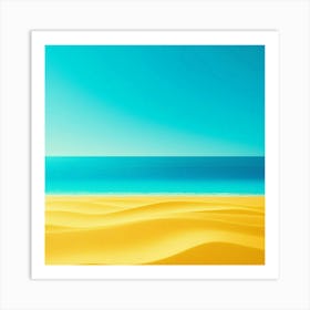 Sand And Sea Art Print