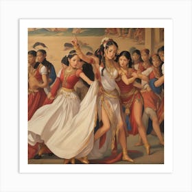 Dancers Of India Art Print