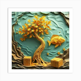 Gold Fish 2 Art Print