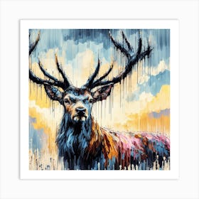 Hirsch4 Art Print