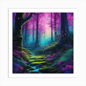 Fairy Forest 2 Art Print