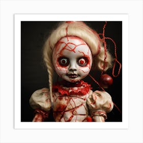 Scream Queen Doll Art Print