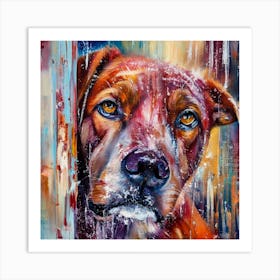 Dog Painting Art Print