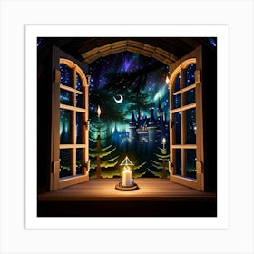 Window of dreams 5 Art Print