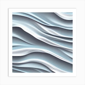 Wavy Pattern Art Print