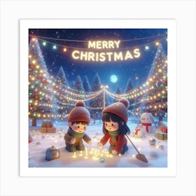 Merry Christmas 2 Art Print