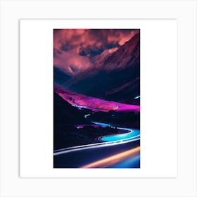 Road In The Mountains Art Print