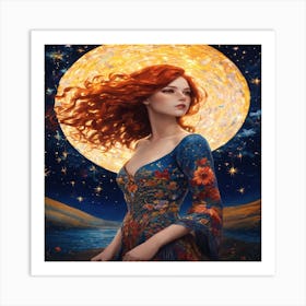 Full Moon Art Print