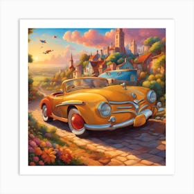 Vintage Car Art Print