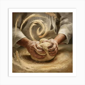 Baker'S Hands Art Print