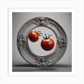 Tomatoes In A Frame 24 Art Print