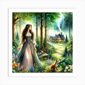 In The Forest Art Print