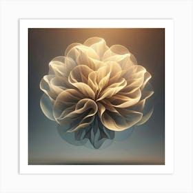 Abstract Flower Art Print