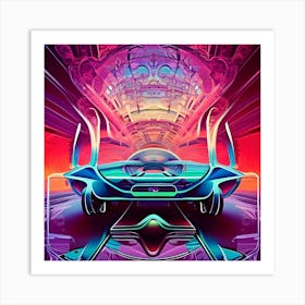 Futuristic Car 11 Art Print