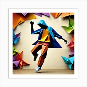 Origami Dancer 115 Art Print