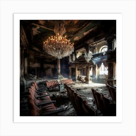 Abandoned Theatre 1 Art Print