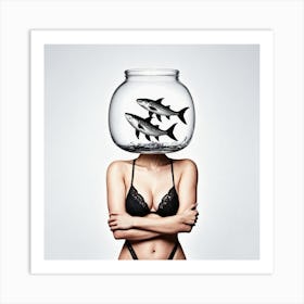 Fish In A Bowl 9 Art Print