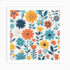 Floral Pattern Art Print