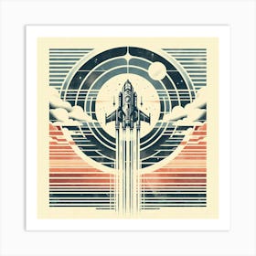 Spaceship Art Print