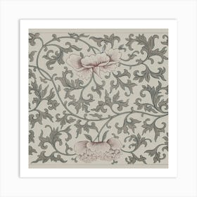 William Morris Textile Design 4 Art Print