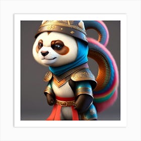 Panda Challenge Art Print