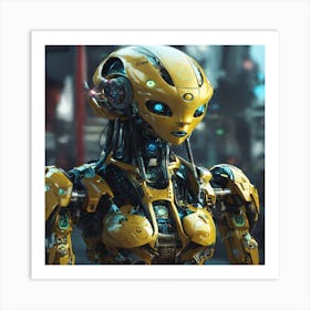 Robot Art Print