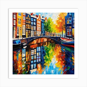 Amsterdam Canal 13 Art Print