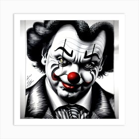 Clown Art Print