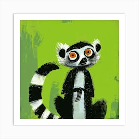 Lemur 8 Art Print