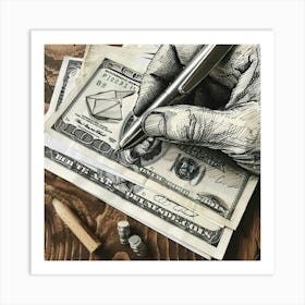 'Money' Art Print