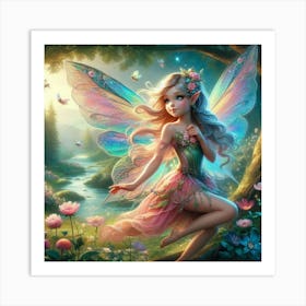 Fairy In The Forest 4 Art Print