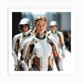 Futuristic Women 16 Art Print