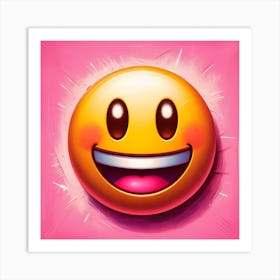 Smiley Face 3 Art Print