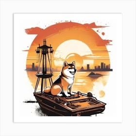 Shiba Inu 3 Art Print