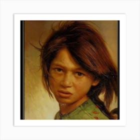 Asian Girl Art Print