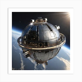 Space Station 104 Art Print